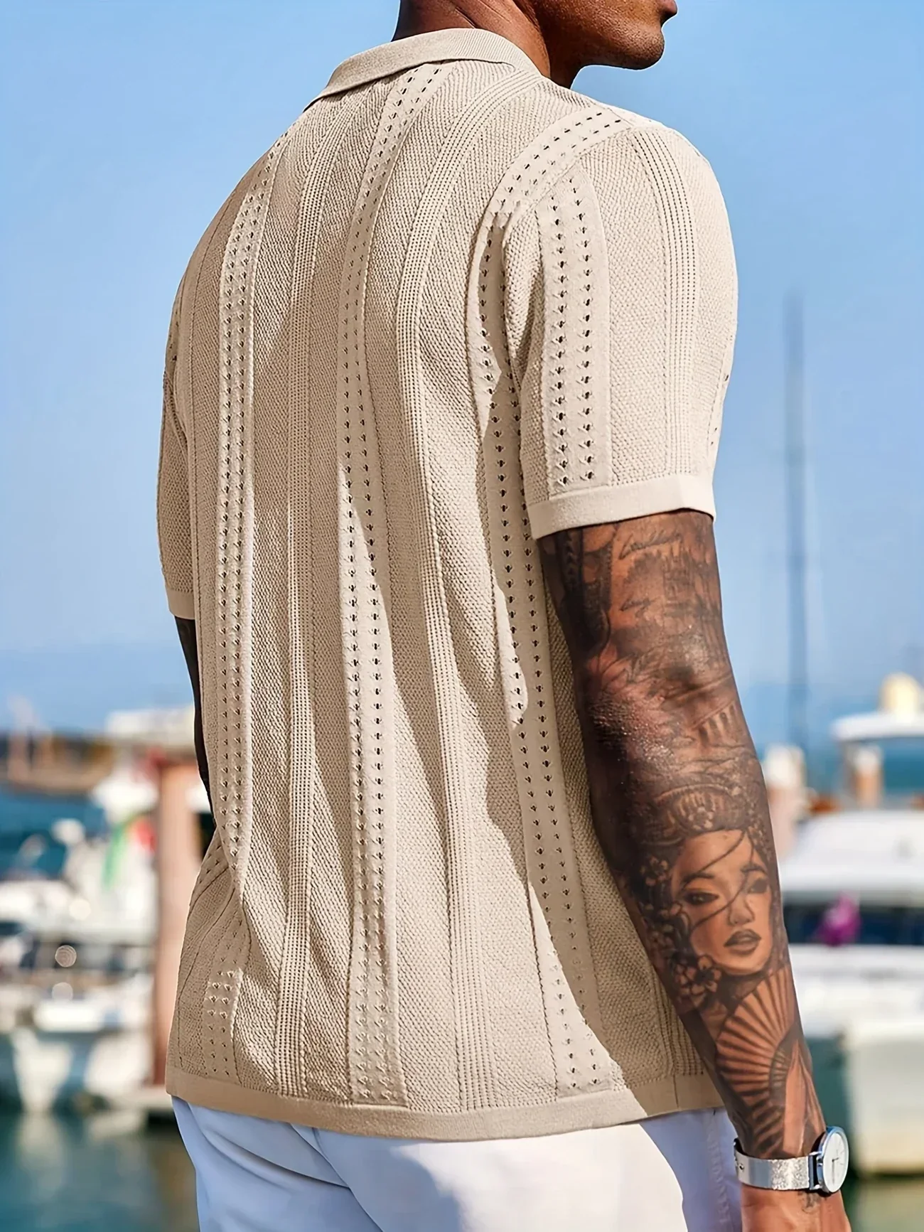 Grant® | Collared Polo Shirt For Fresh And Elegant Comfort - Image 9