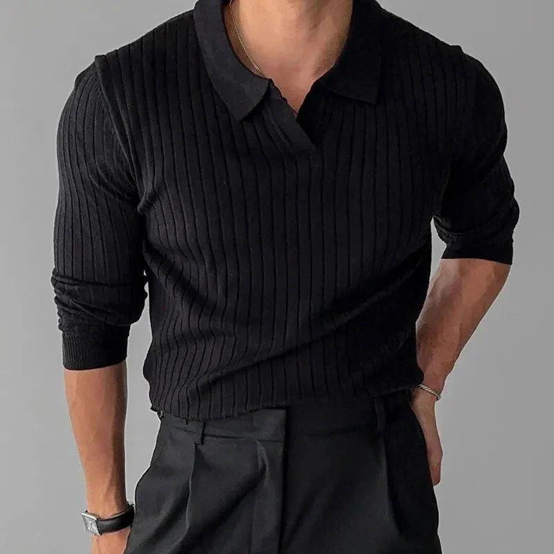 Grant® | Slim Fit Long Sleeve Polo - Image 6