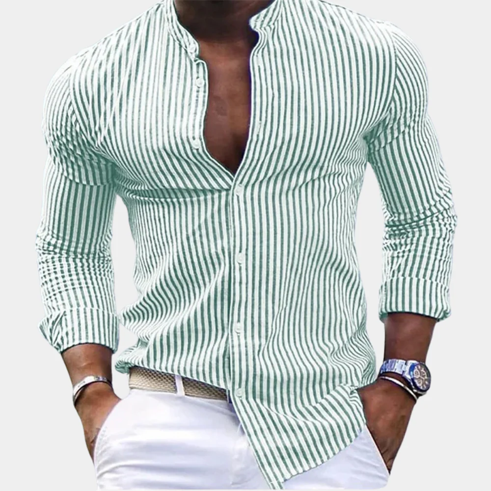 Greg® | Long Sleeve Striped Shirt For Men - Image 3