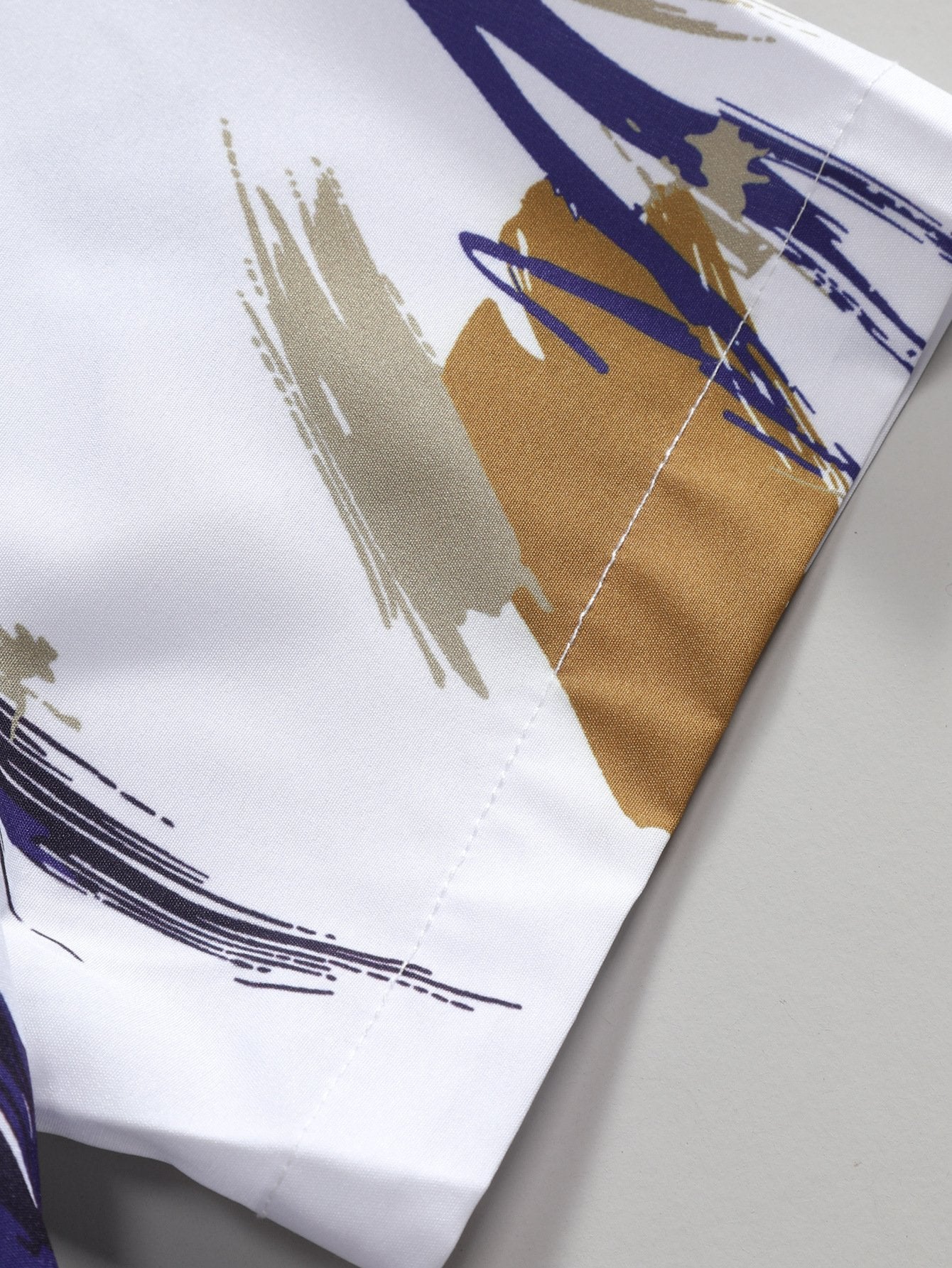 Griffin® | Brushstroke Print Button Up Shirt - Image 3
