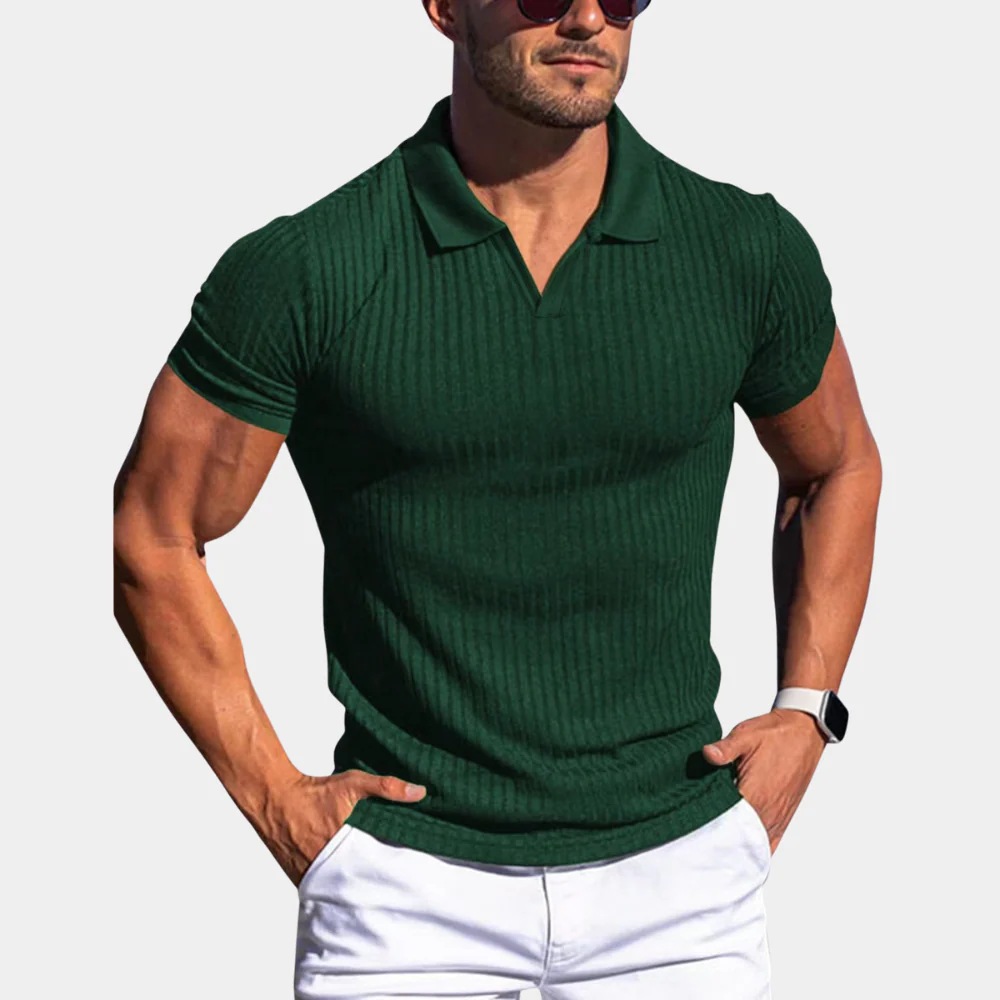Grover® | Men'S Fitted Polo Shirt - Image 3