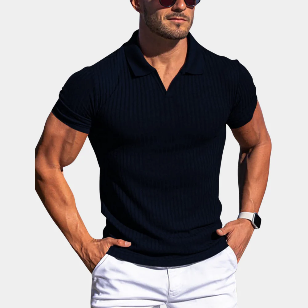 Grover® | Men'S Fitted Polo Shirt - Image 5