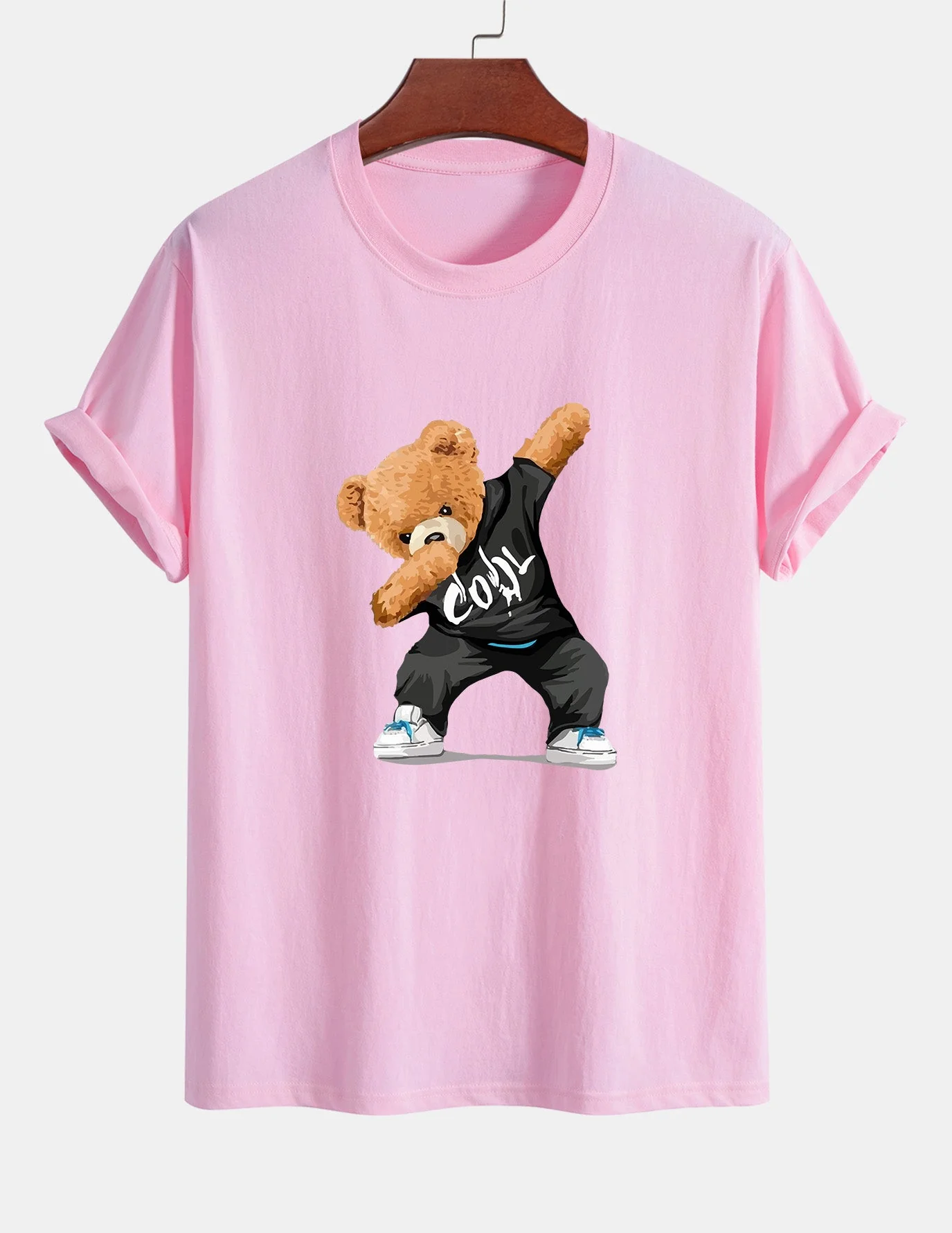 Guido® | Cool Bear Print Cotton T-Shirt - Image 11