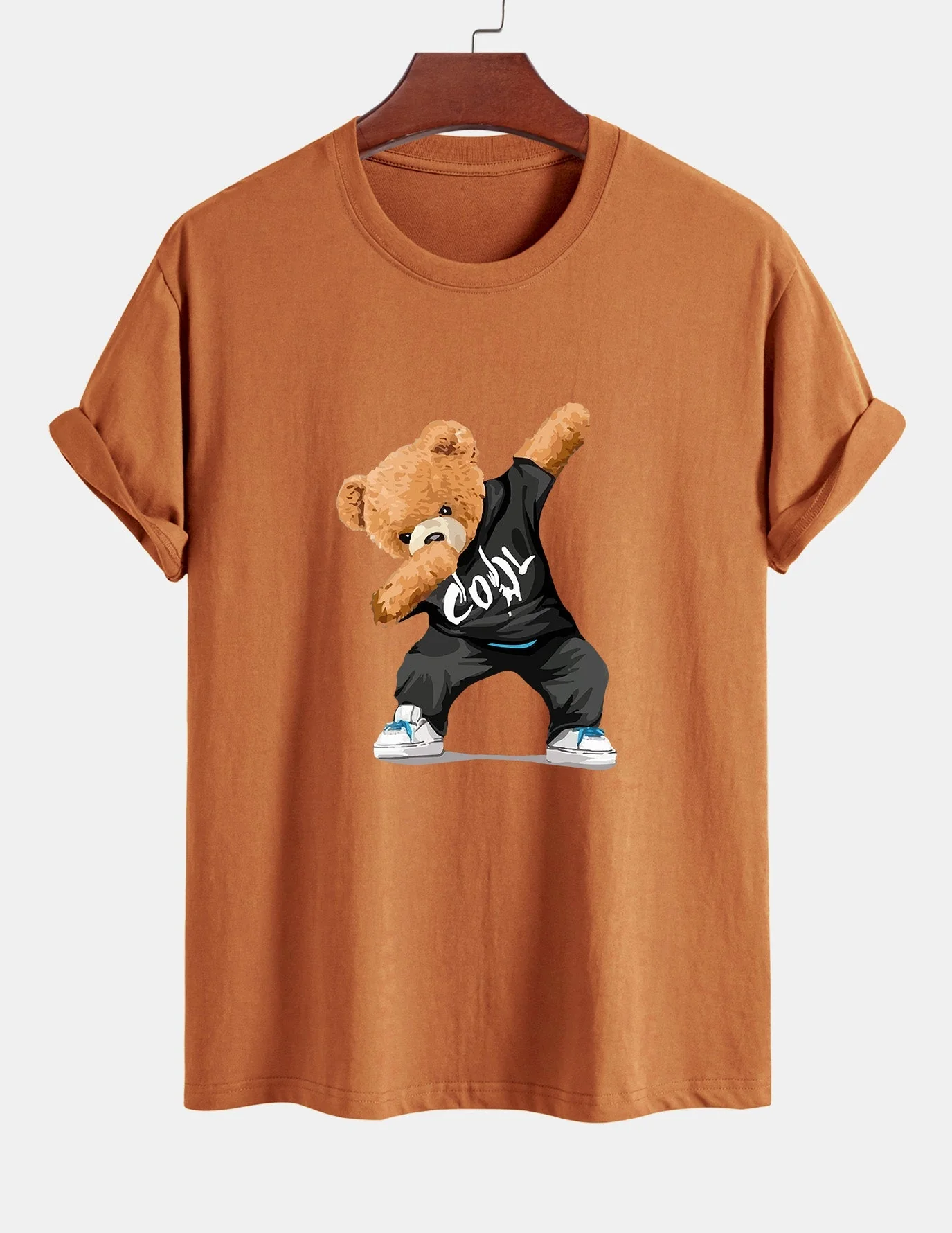 Guido® | Cool Bear Print Cotton T-Shirt - Image 4