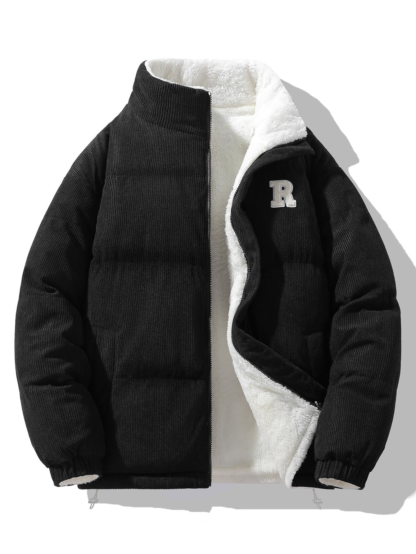 Guillermo | Reversible Teddy Fleece Corduroy Coat - Image 22
