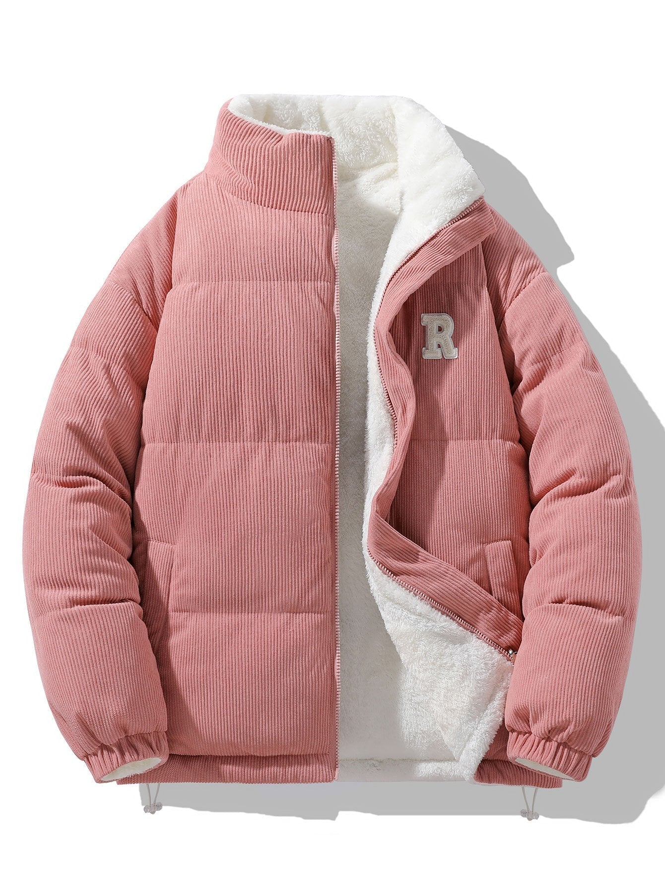 Guillermo | Reversible Teddy Fleece Corduroy Coat - Image 24