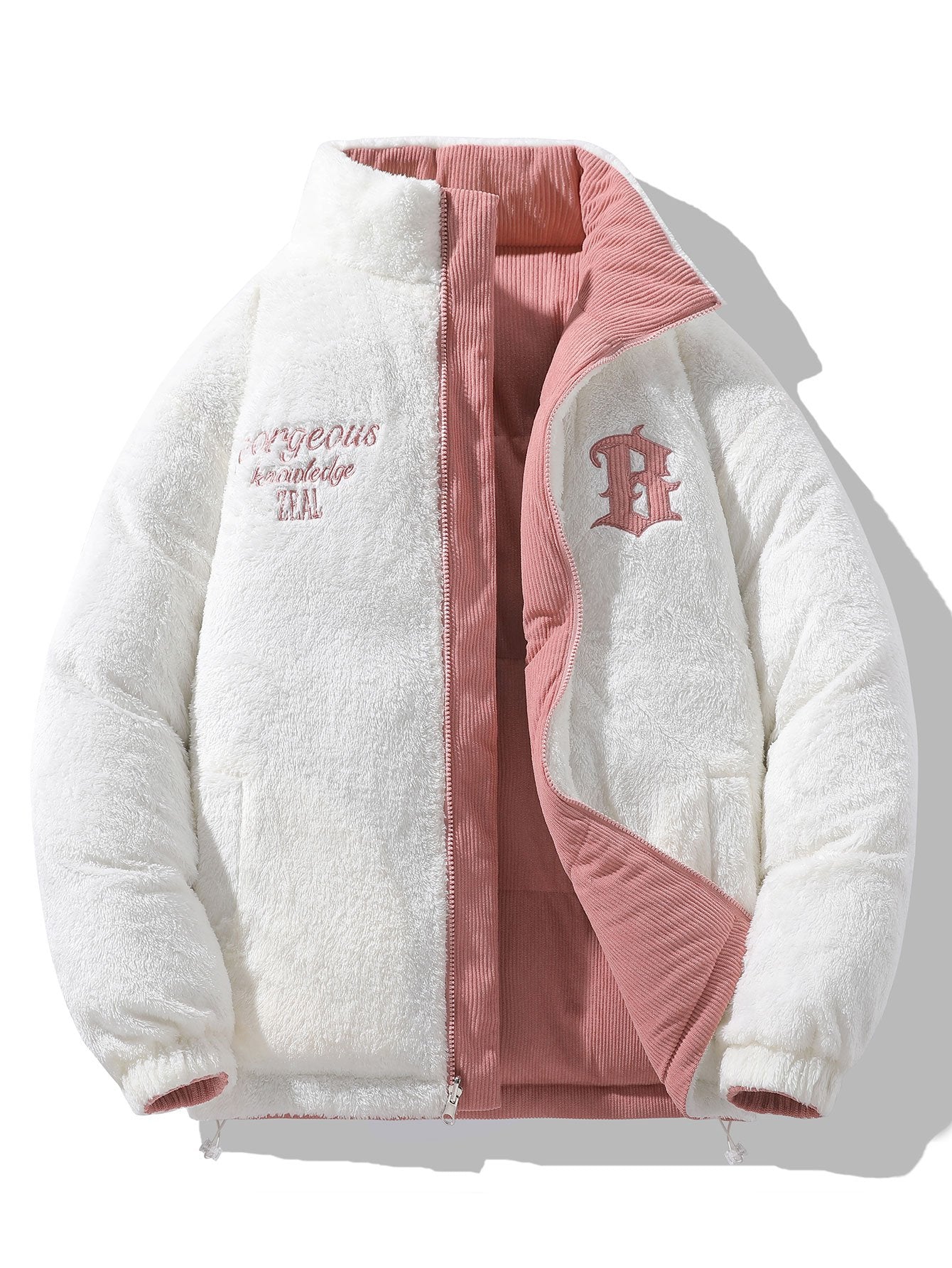 Guillermo | Reversible Teddy Fleece Corduroy Coat - Image 25