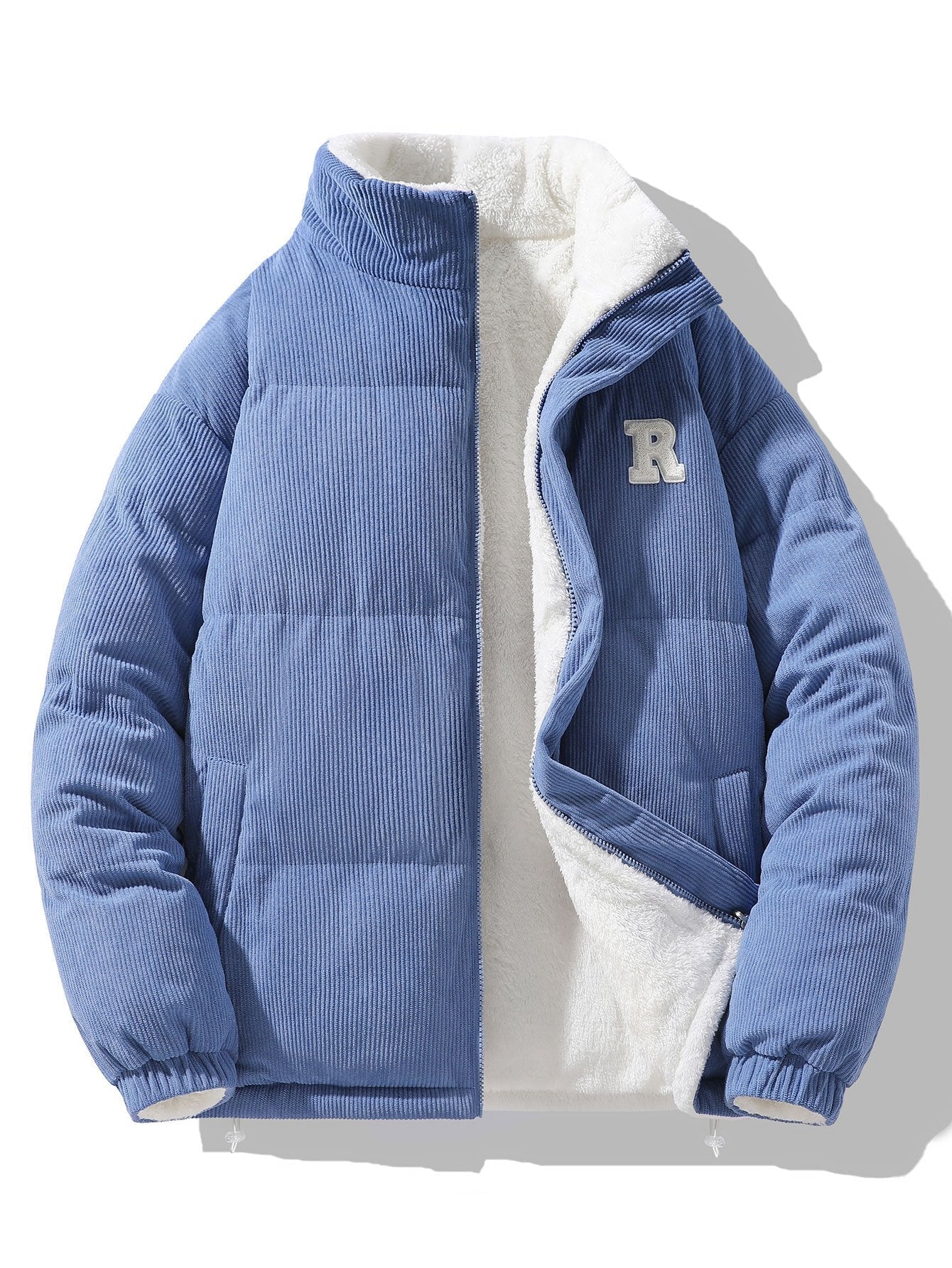 Guillermo | Reversible Teddy Fleece Corduroy Coat - Image 3