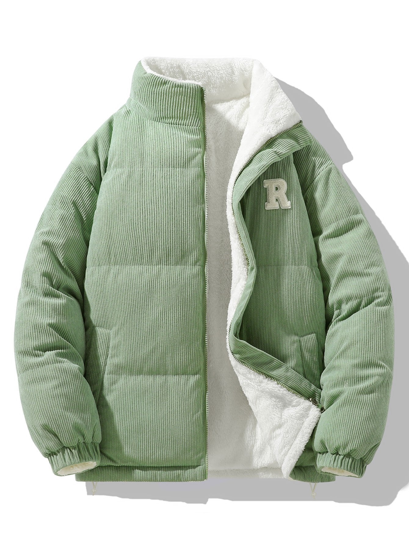 Guillermo | Reversible Teddy Fleece Corduroy Coat - Image 5