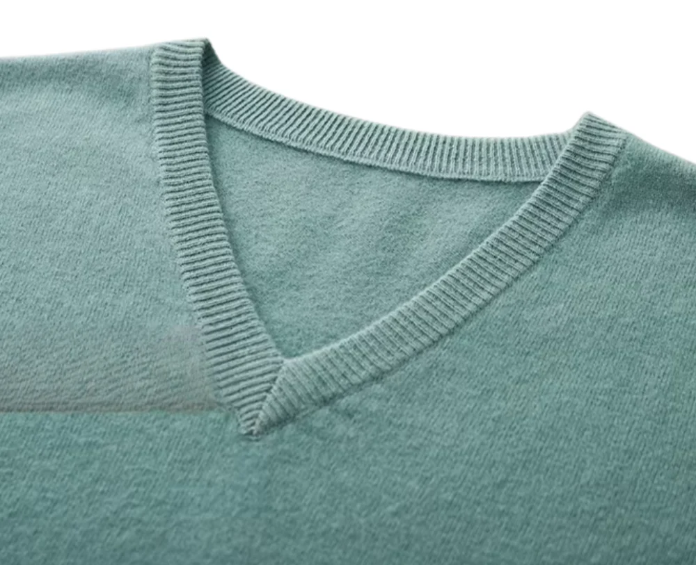 Guillermo | Wool V-Neck Sweater - Image 12