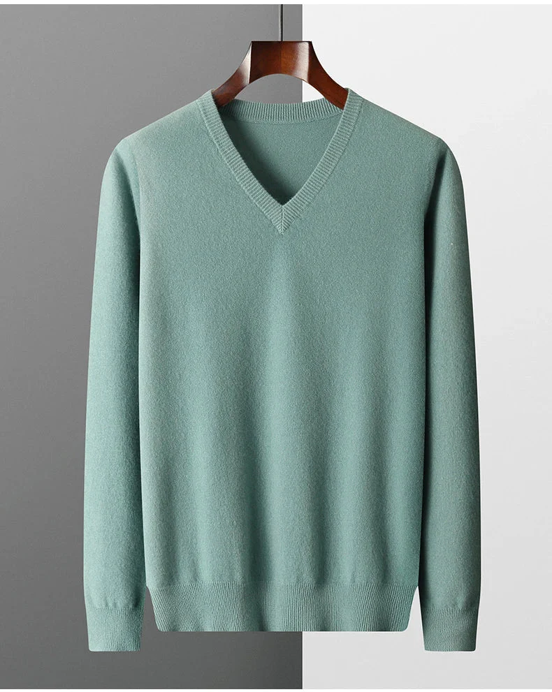 Guillermo | Wool V-Neck Sweater - Image 2
