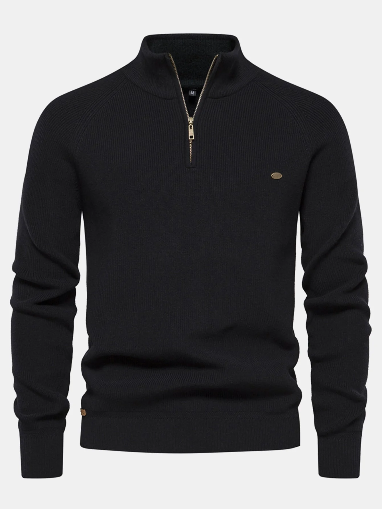 Gumersindo® | Raglan Sleeve Quarter-Zip Sweater - Image 7