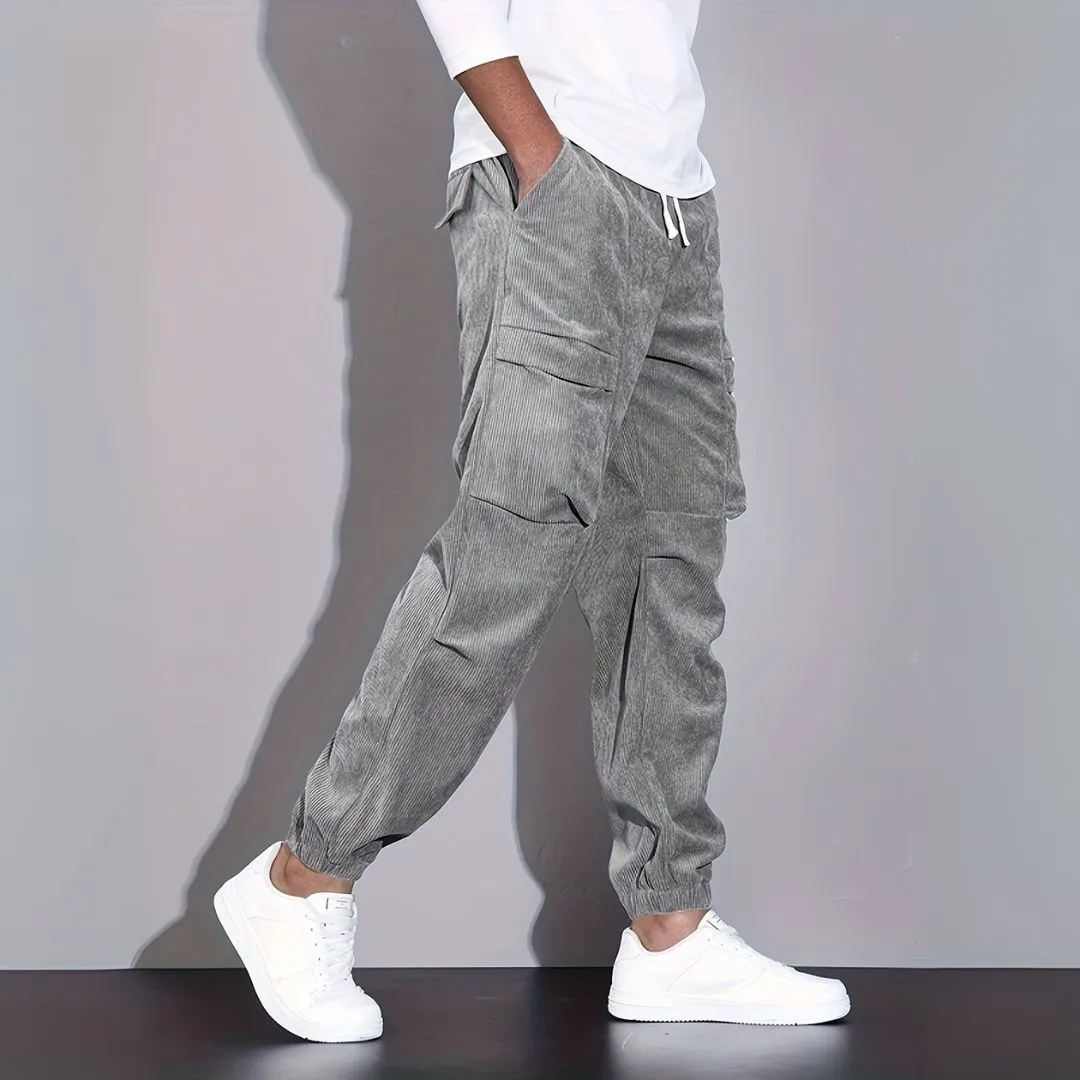 Gundisalvo | Soft Corduroy Cargo Pants - Image 2