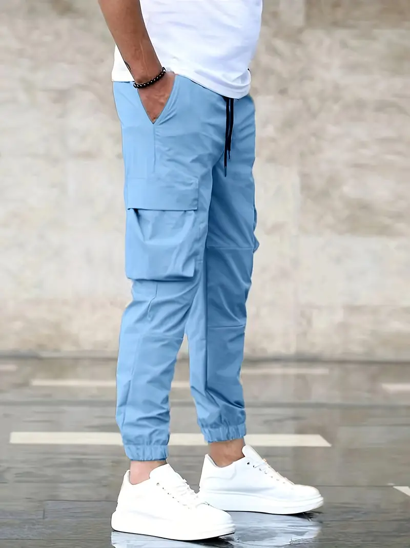 Gunnar® | Trendy Cargo Pants With Drawstring For Men - Image 2