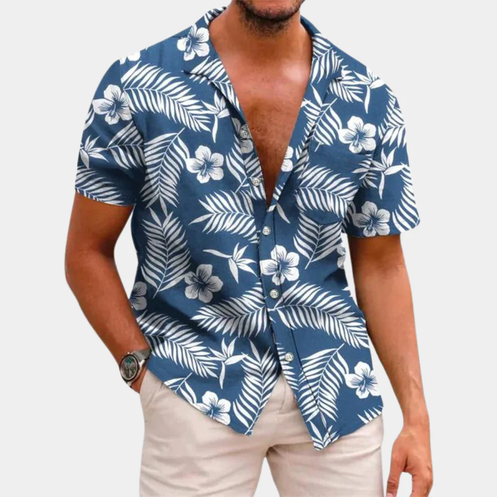 Gustav® | Men'S Floral Pattern Shirt - Image 3