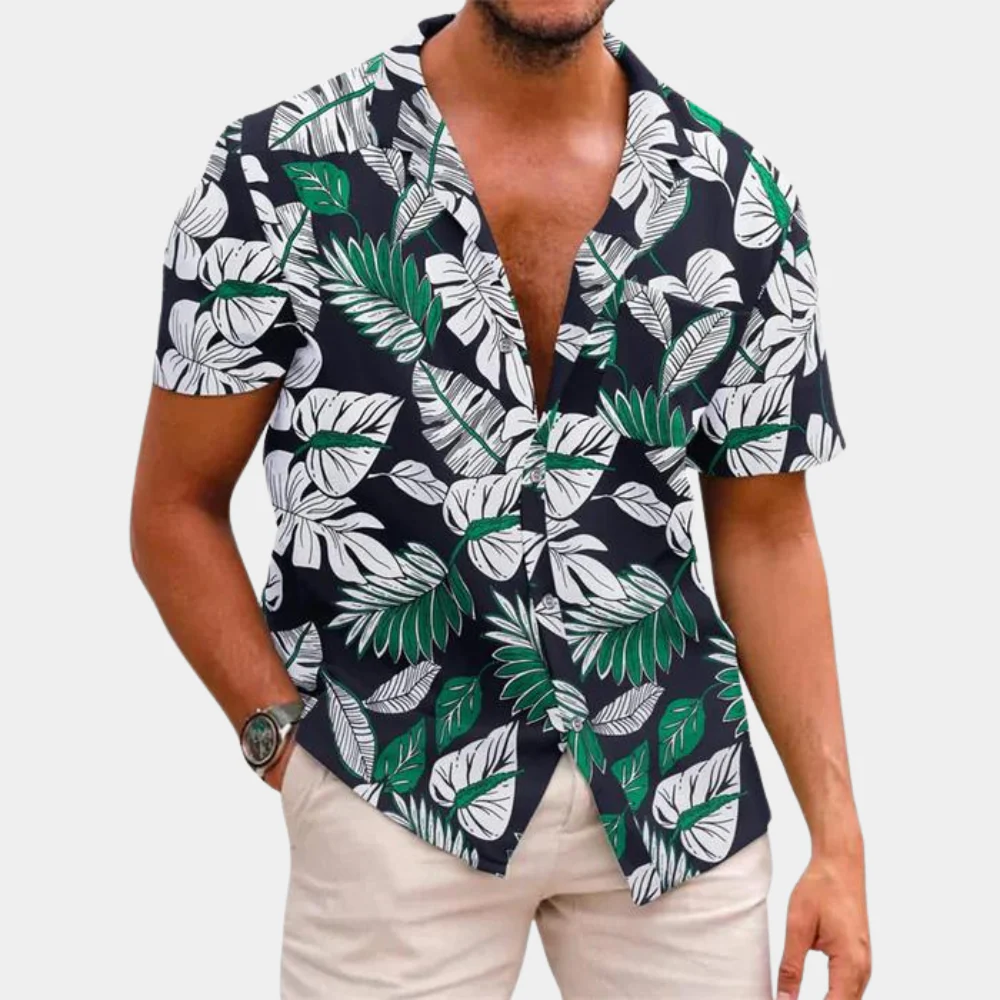 Gustav® | Men'S Floral Pattern Shirt - Image 5