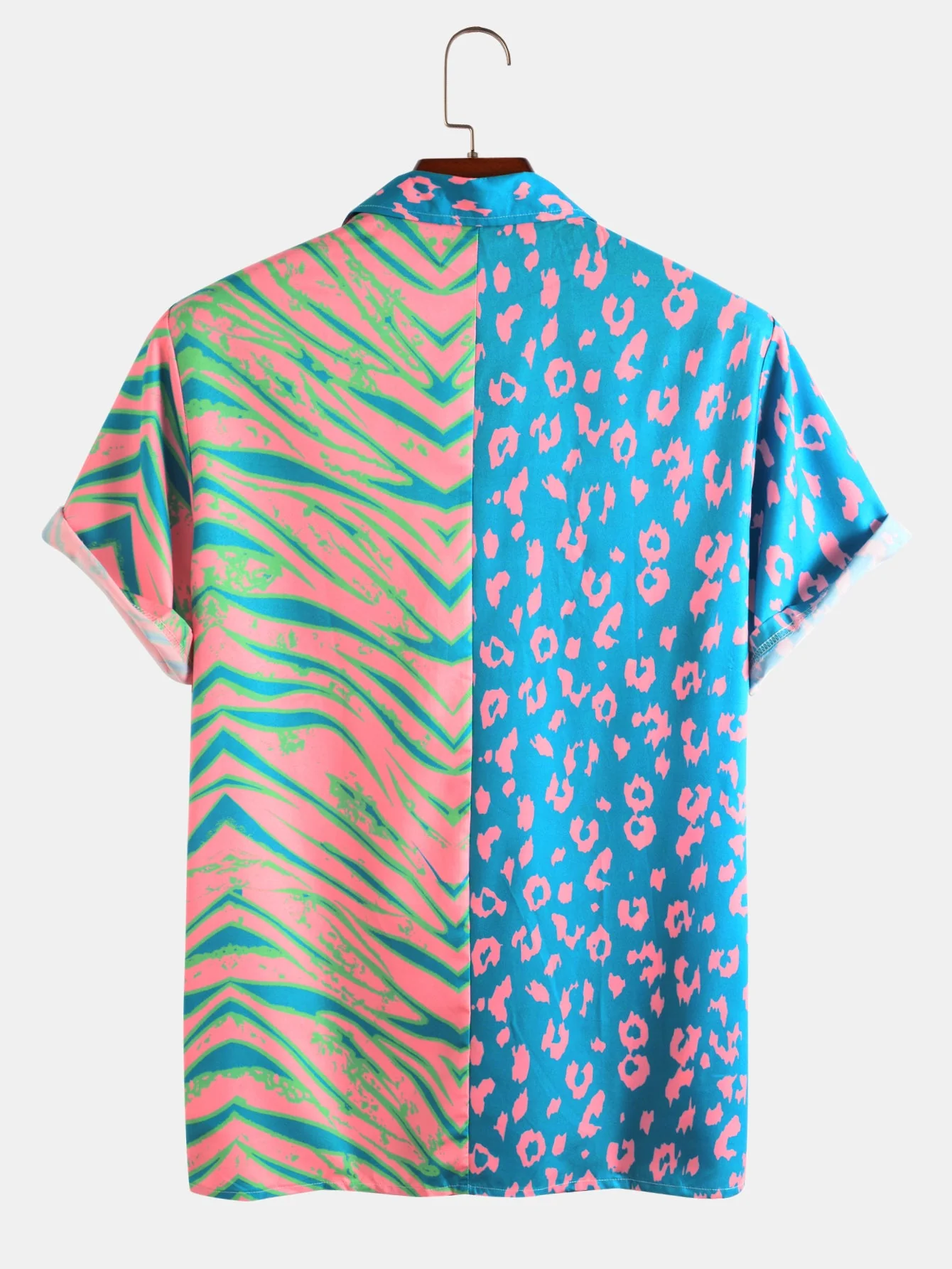 Gustavo® | Animal Pattern Print Patchwork Shirts - Image 2