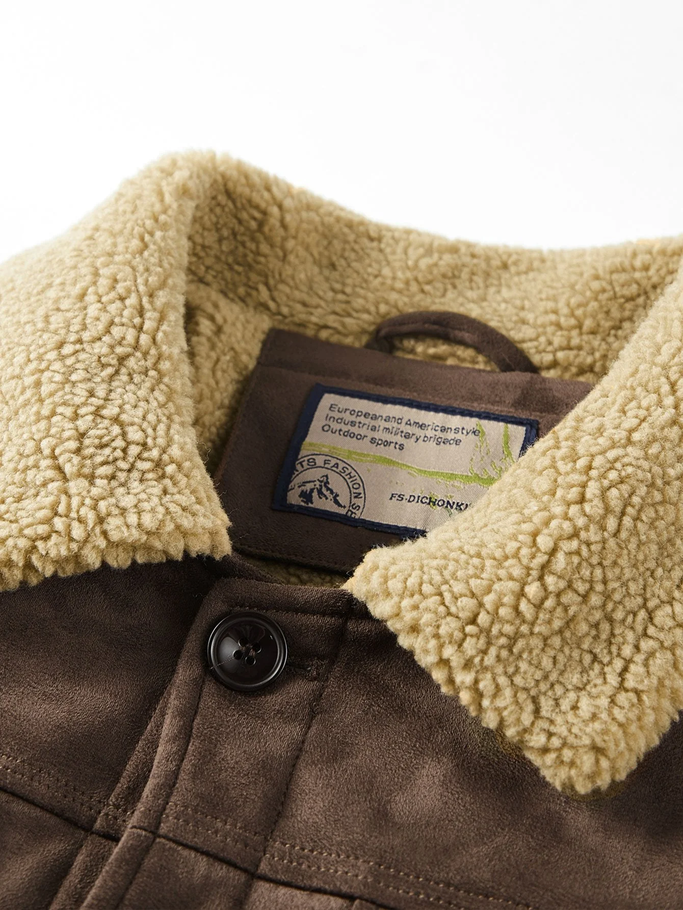 Gustavo | Teddy Lined Faux Suede Jacket - Image 11