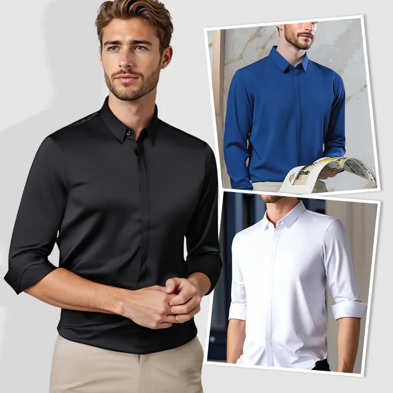 Gustavo | Wrinkle Free Stretch Shirt - Image 3