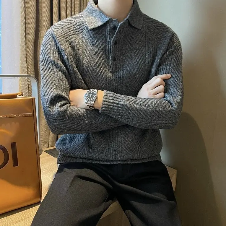 Hadrian® | Collar Long Sleeve Sweater - Image 7