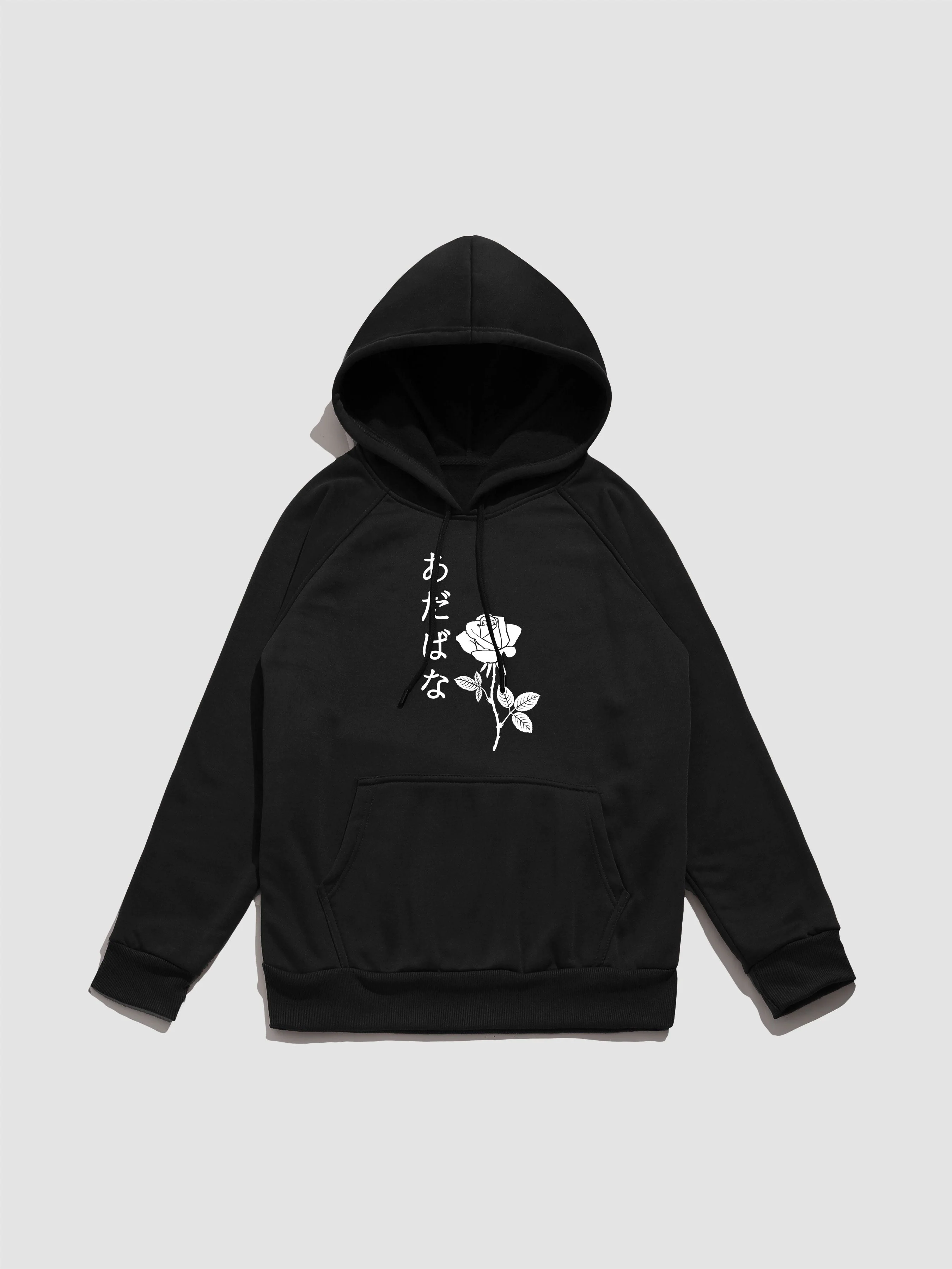 Hadrian | Japanese Rose Print Hoodie - Image 6
