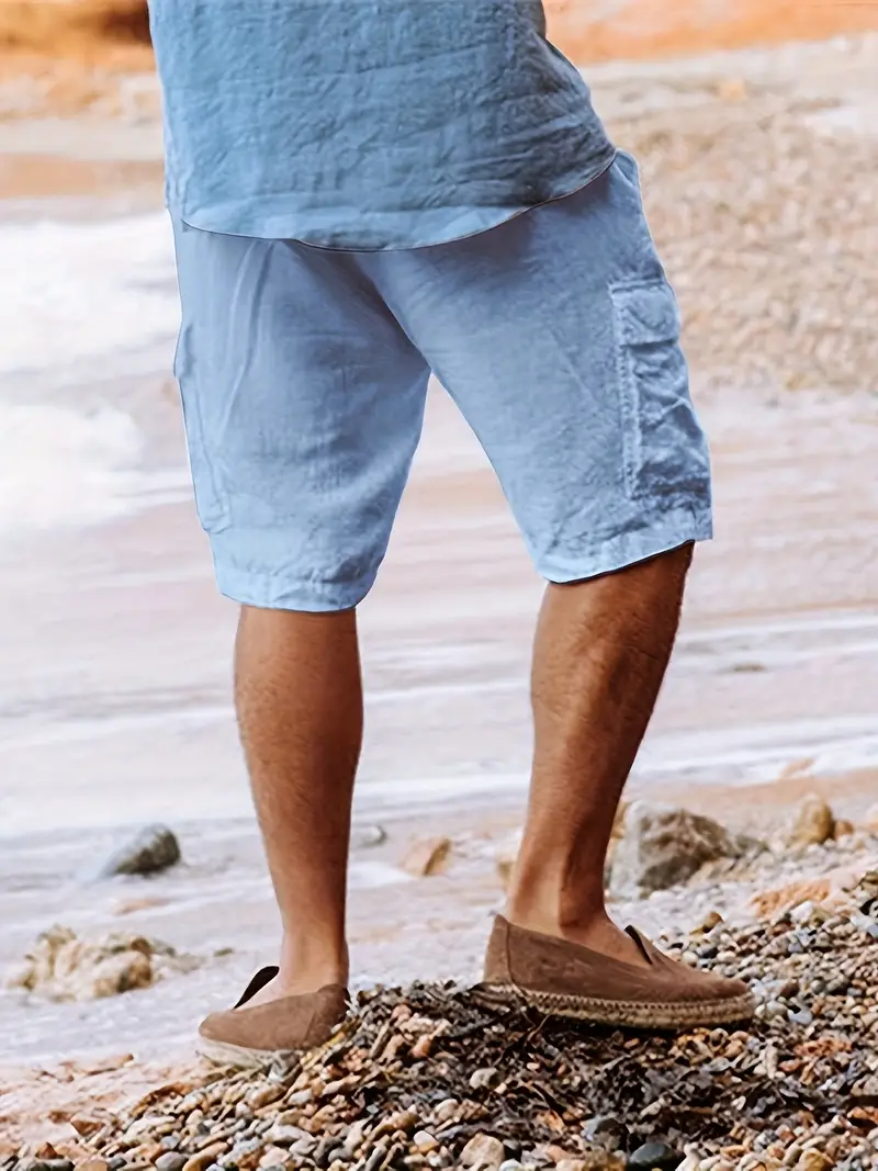 Halston® | Comfortable Cotton Cargo Shorts For Spring/Summer - Image 10