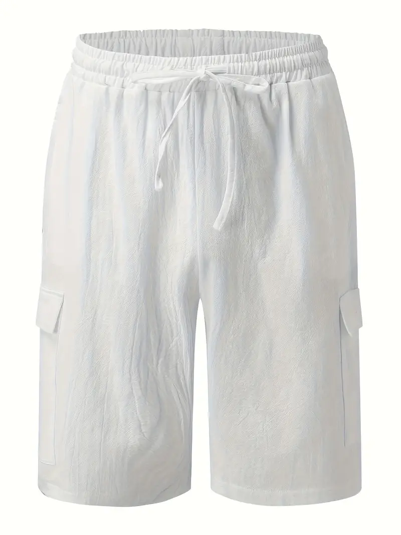 Halston® | Comfortable Cotton Cargo Shorts For Spring/Summer - Image 2
