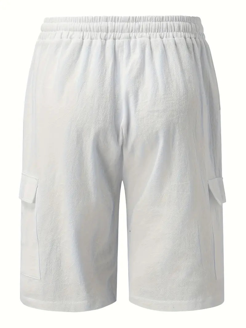 Halston® | Comfortable Cotton Cargo Shorts For Spring/Summer - Image 3