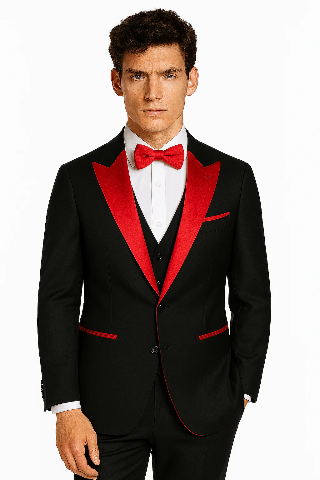 Hannibal | Mason Slim Fit 3-Piece Tuxedo Suit for Men - Image 11