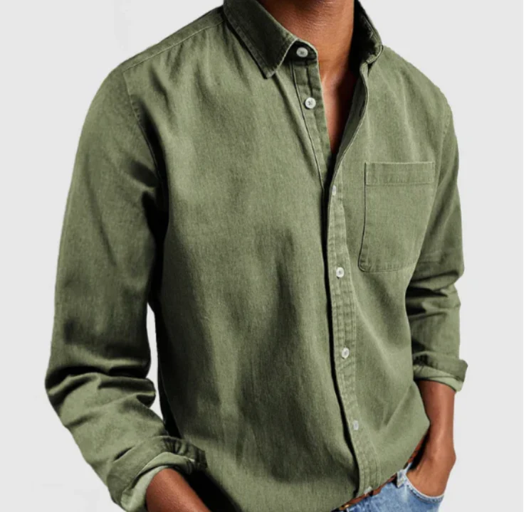 Harley® | Stylish Cotton Long Sleeve Shirt For Men - Image 2