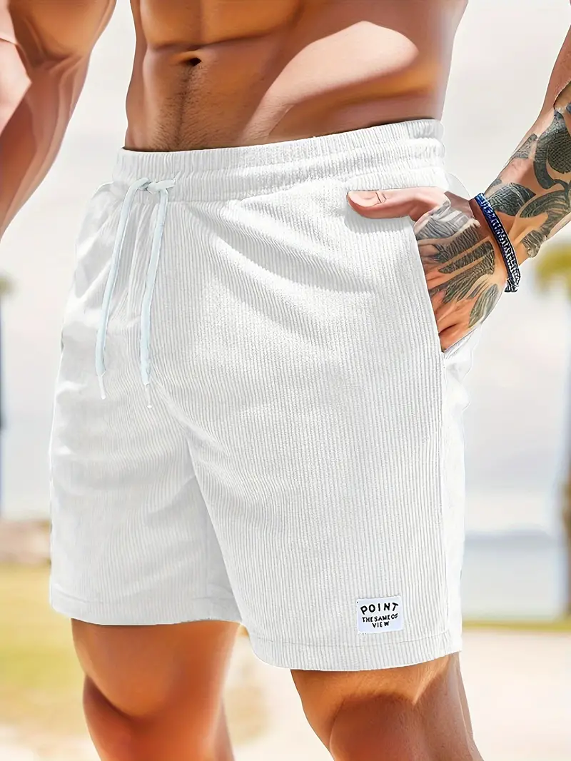 Harold® | Ribbed, Slim Fit, Comfortable Shorts With Drawstring And Pockets - Image 11