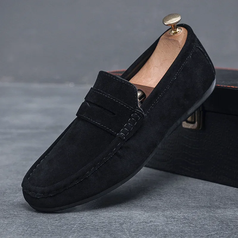 Harold | Lightweight Suede Men's Loafers - Image 10