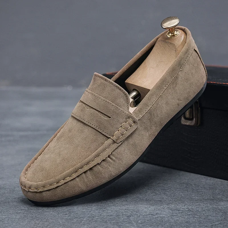Harold | Lightweight Suede Men's Loafers - Image 2