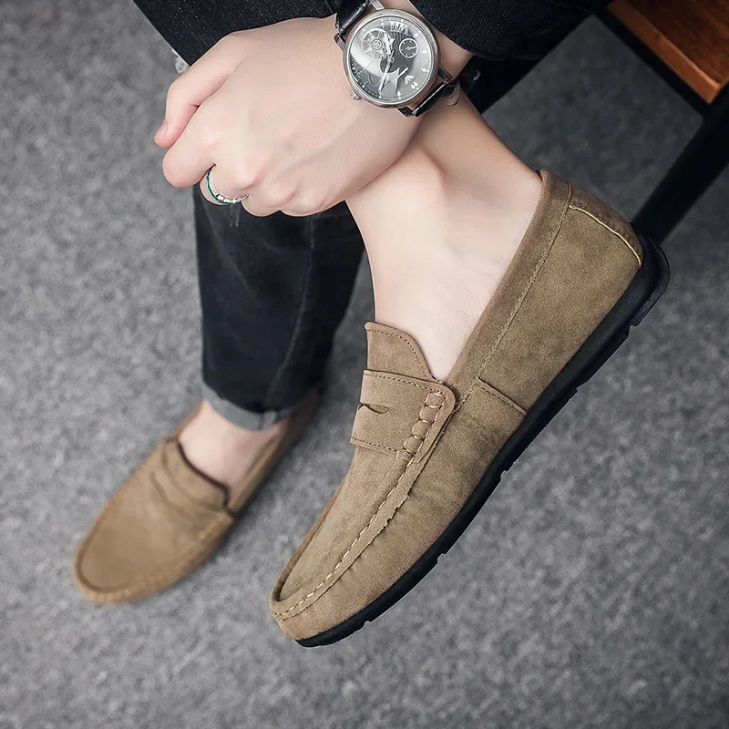 Harold | Lightweight Suede Men's Loafers - Image 3