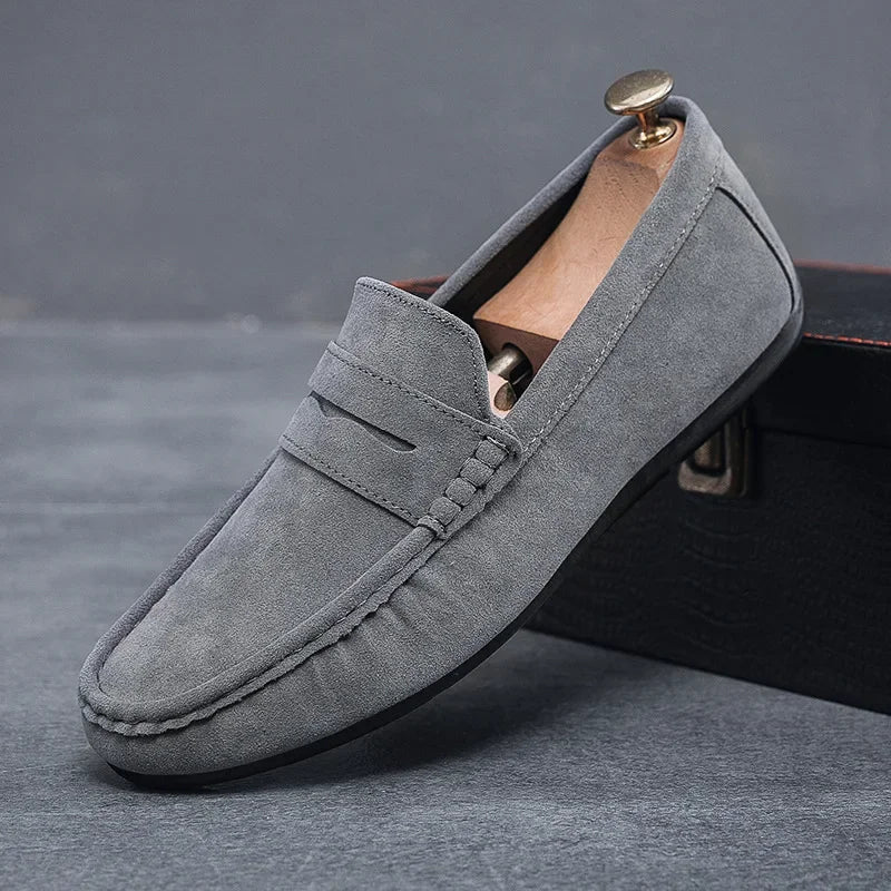 Harold | Lightweight Suede Men's Loafers - Image 7