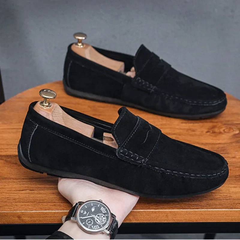 Harold | Lightweight Suede Men's Loafers - Image 8