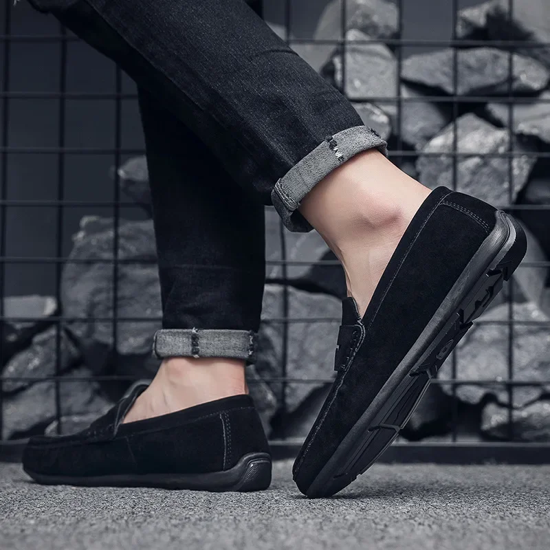 Harold | Lightweight Suede Men's Loafers - Image 9