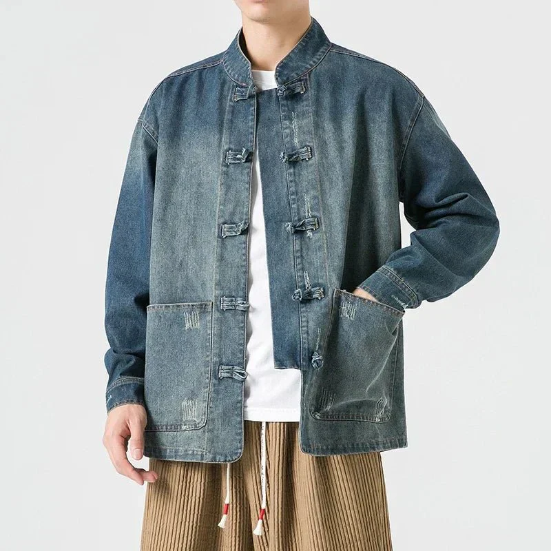 Haroun | Modern denim shirt - Image 3
