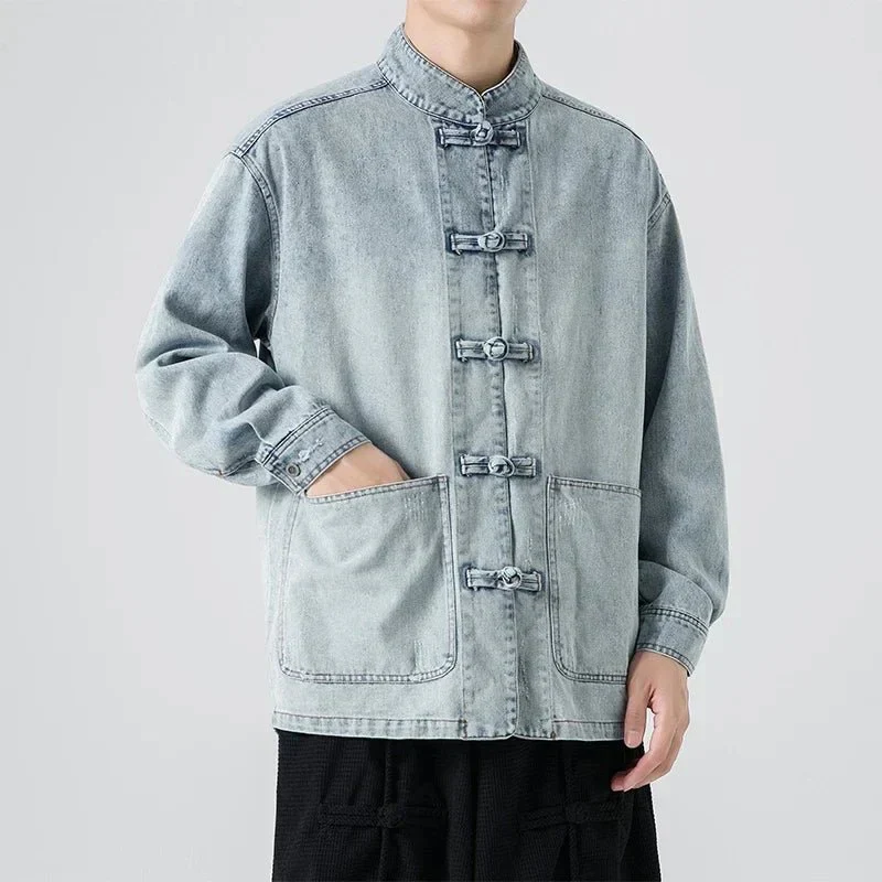 Haroun | Modern denim shirt - Image 4