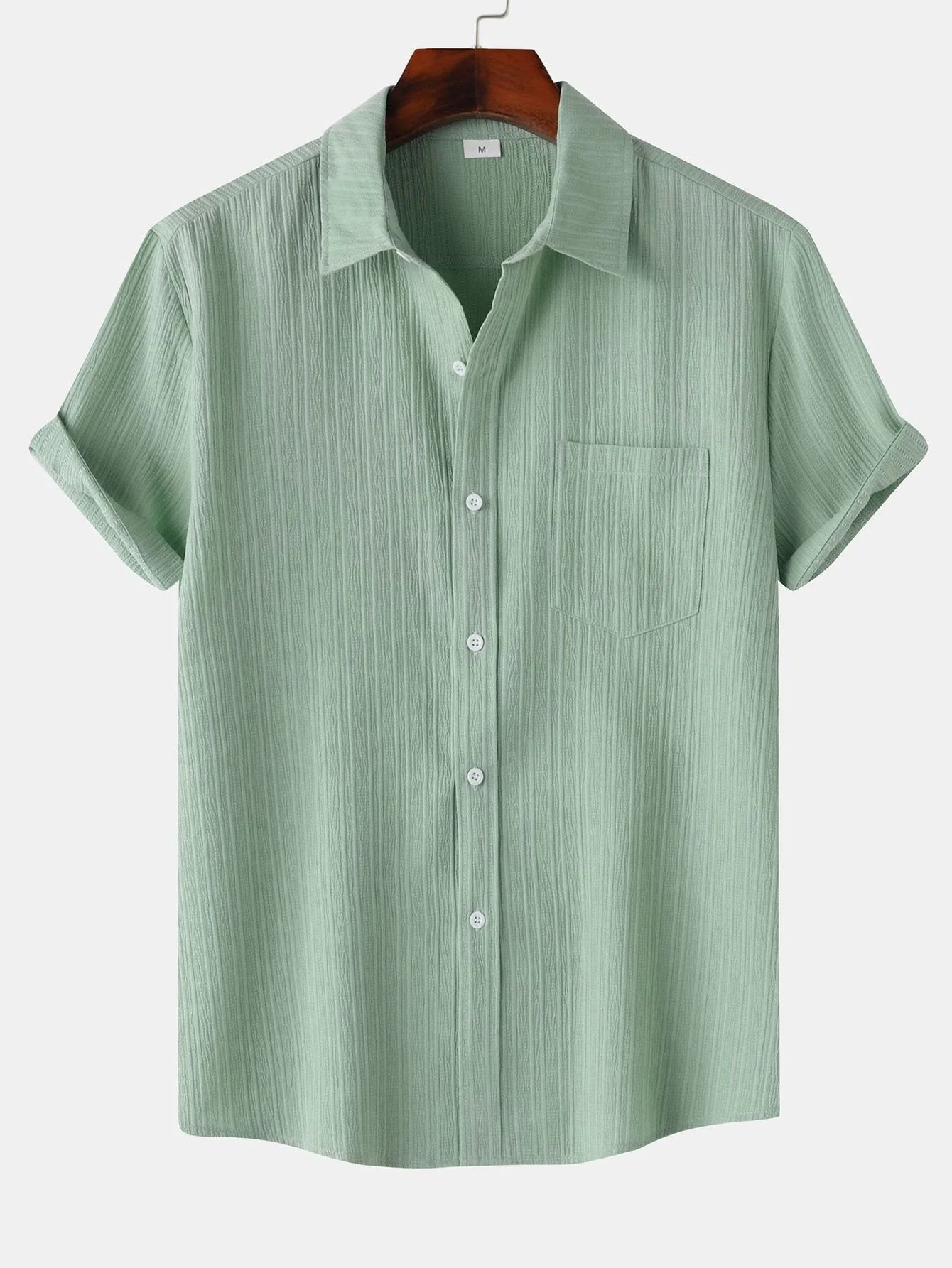 Harrison® | Textured Button Up Shirt - Image 5