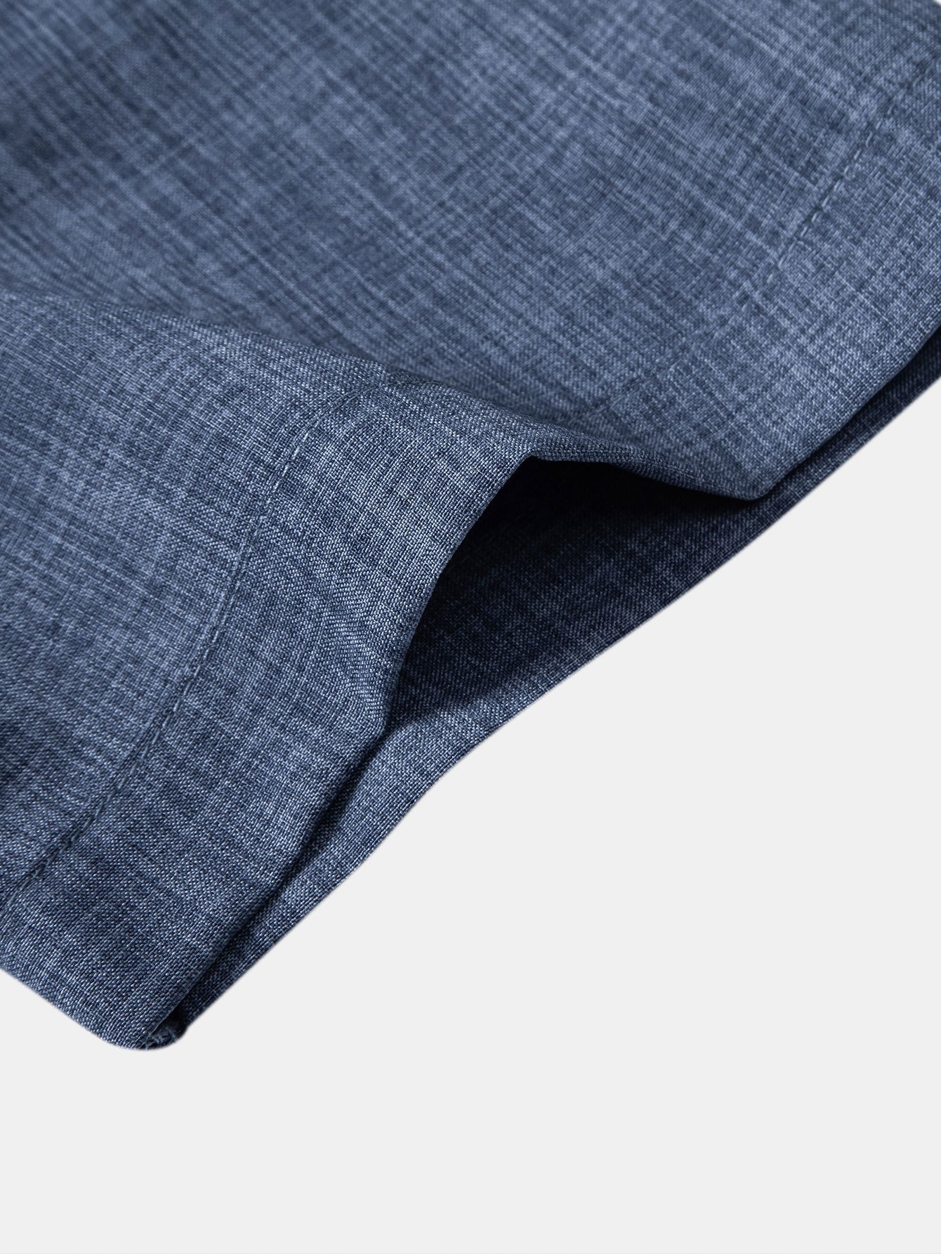 Harry® | Textured Button Up Shirt With Two Pockets & Straight Leg Linen Pants - Image 16