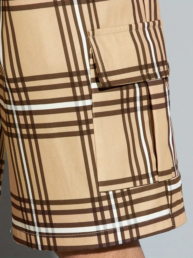 Harvey® | Casual Checked Shorts With Drawstring And Side Pockets - Image 4