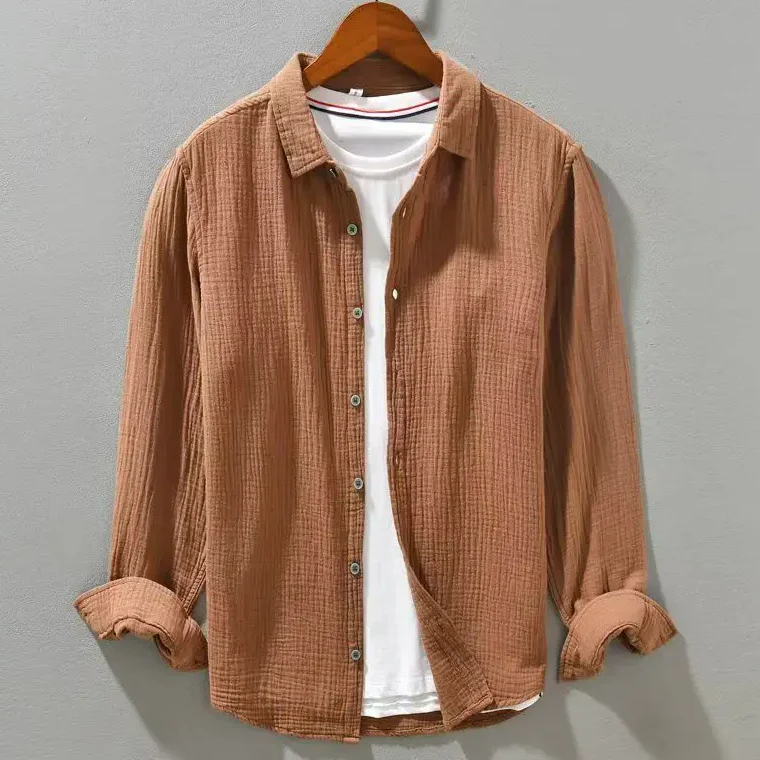 Harvey | Elegant shirt in silky-soft cotton - Image 3