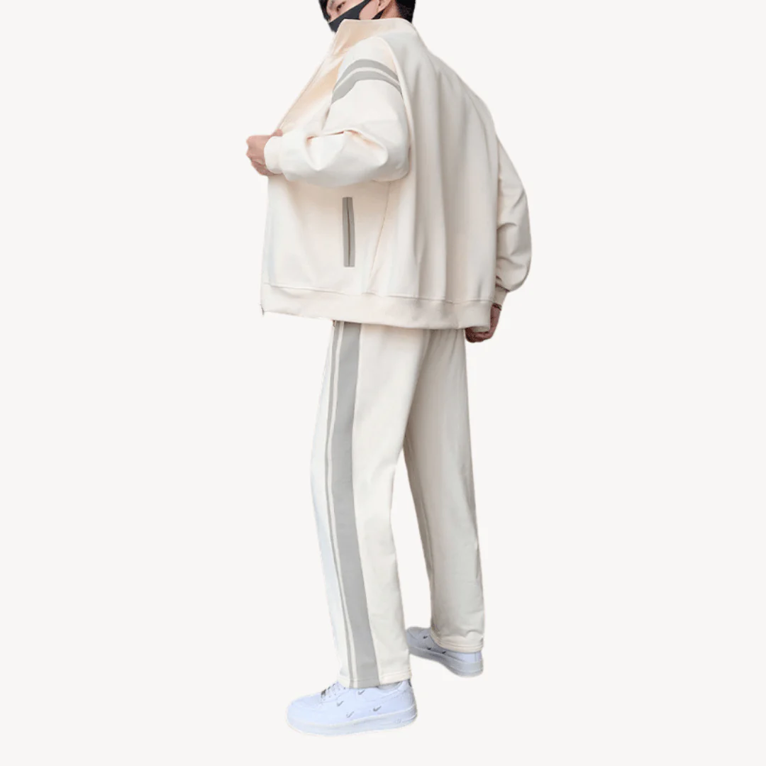 Hasan® | Men Winter Tracksuits With Contrast Stripe Detail - Image 7