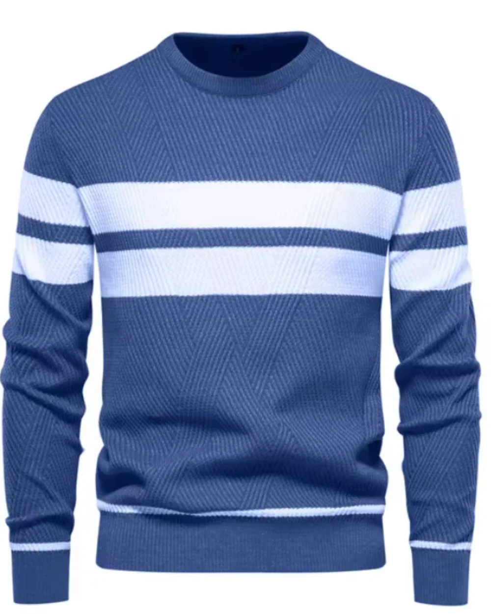 Hawke | Stylish Men's Sweater With Stripes - Image 2