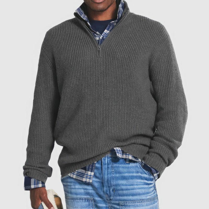 Hayes® | Knitted Sweater With Zipper For Men - Image 5