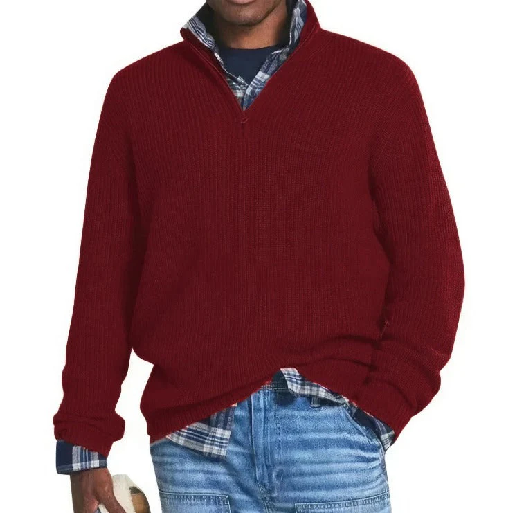 Hayes® | Knitted Sweater With Zipper For Men - Image 9