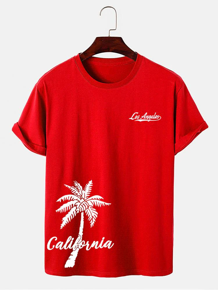 Heath® | California Palm Tree Print T-Shirt - Image 10