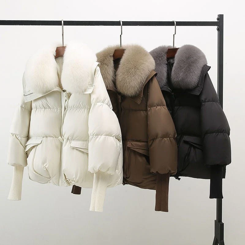 Héctor | Women's fur-trimmed quilted puffer jacket - Image 5