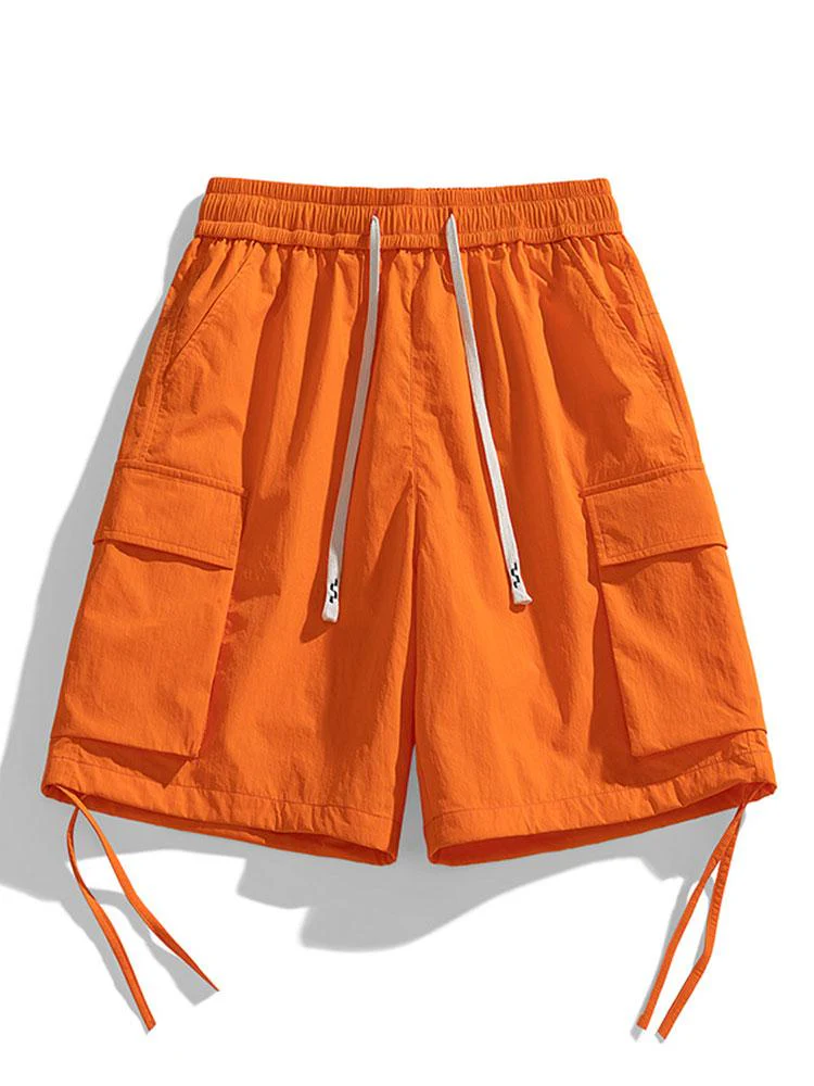 Heliodoro® | Drawstring Hem Cargo Shorts - Image 4